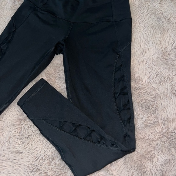 Victoria’s Secret Sport Knockout by VS Tights black workout leggings yoga pants - Picture 10 of 16